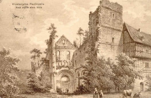 Ansichtskarte von Paulinzella
